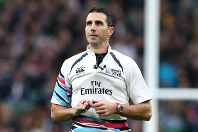 Craig Joubert was quick to exit the Twickenham pitch after his late penalty decision cost Scotland dear