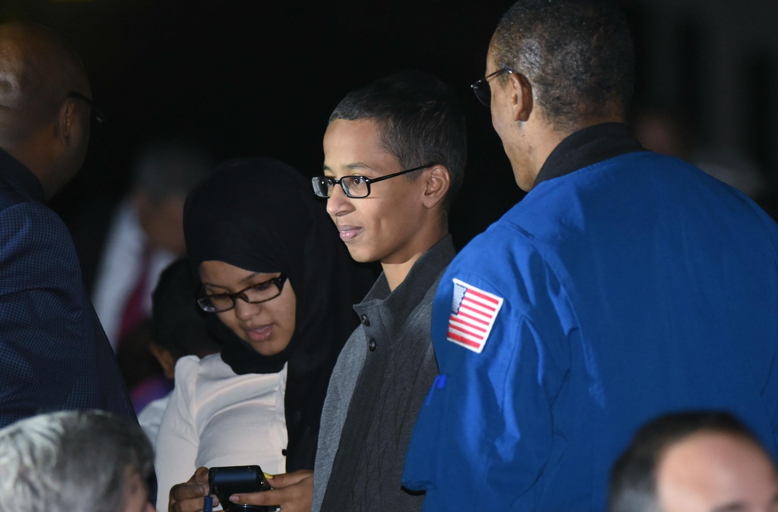 Ahmed Mohamed enjoys Astronomy Night at the White House