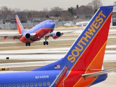 Man 'chokes woman for reclining her seat' on Southwest Airlines flight