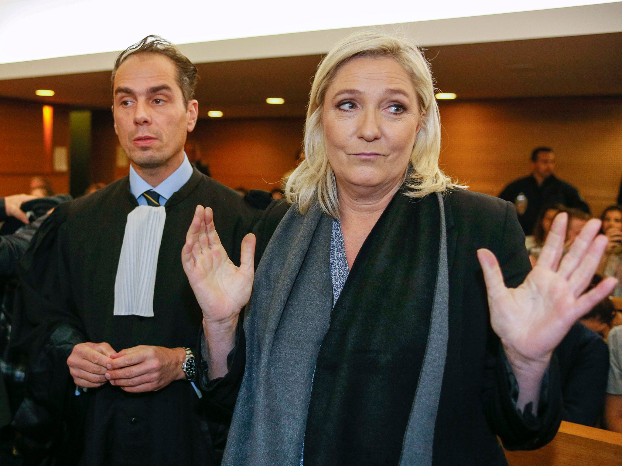 File image: Marine Le Pen of the Front National