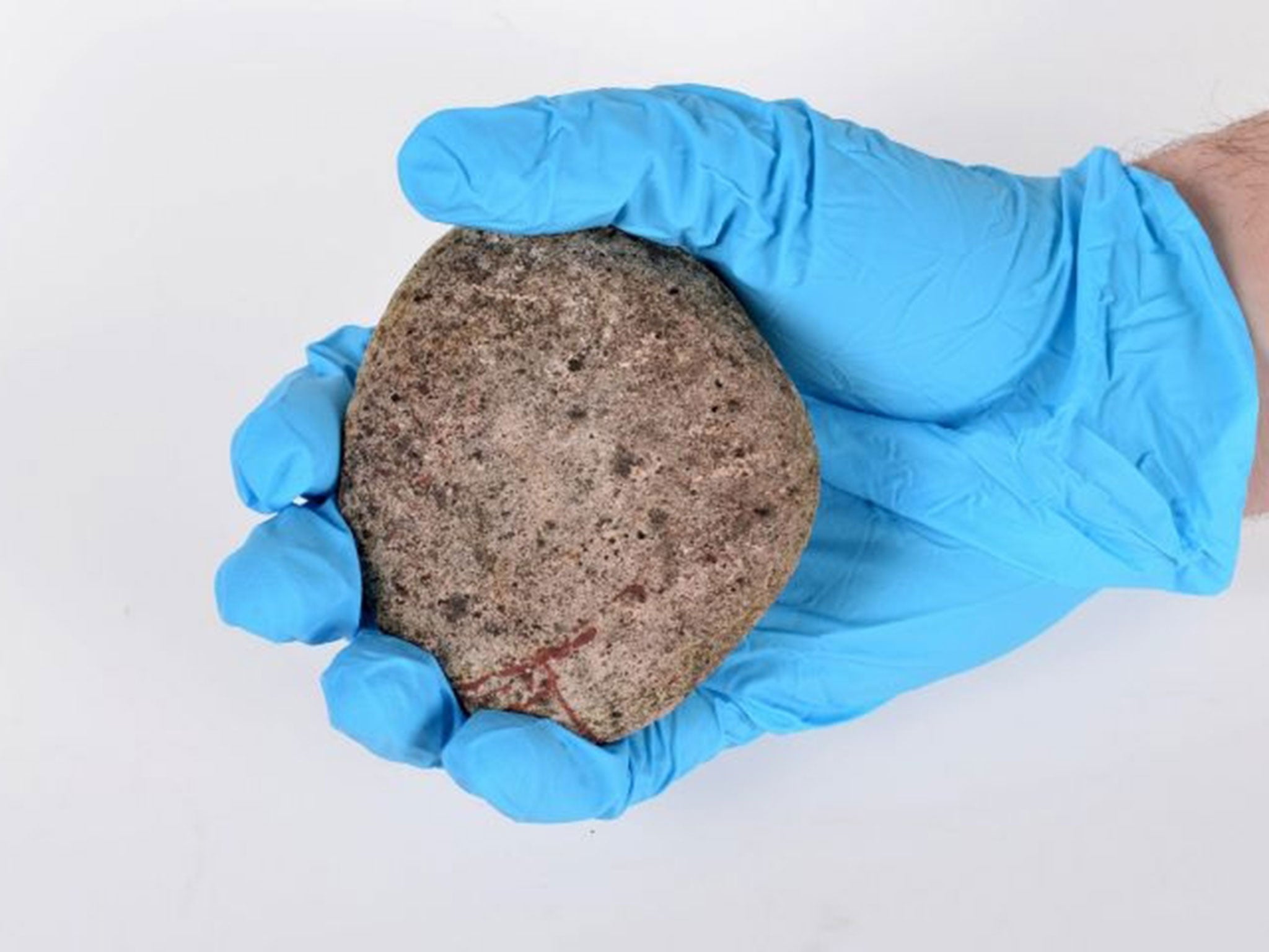 West Yorkshire Police handout photo of the rock used by Zdenko Turtak in the attack