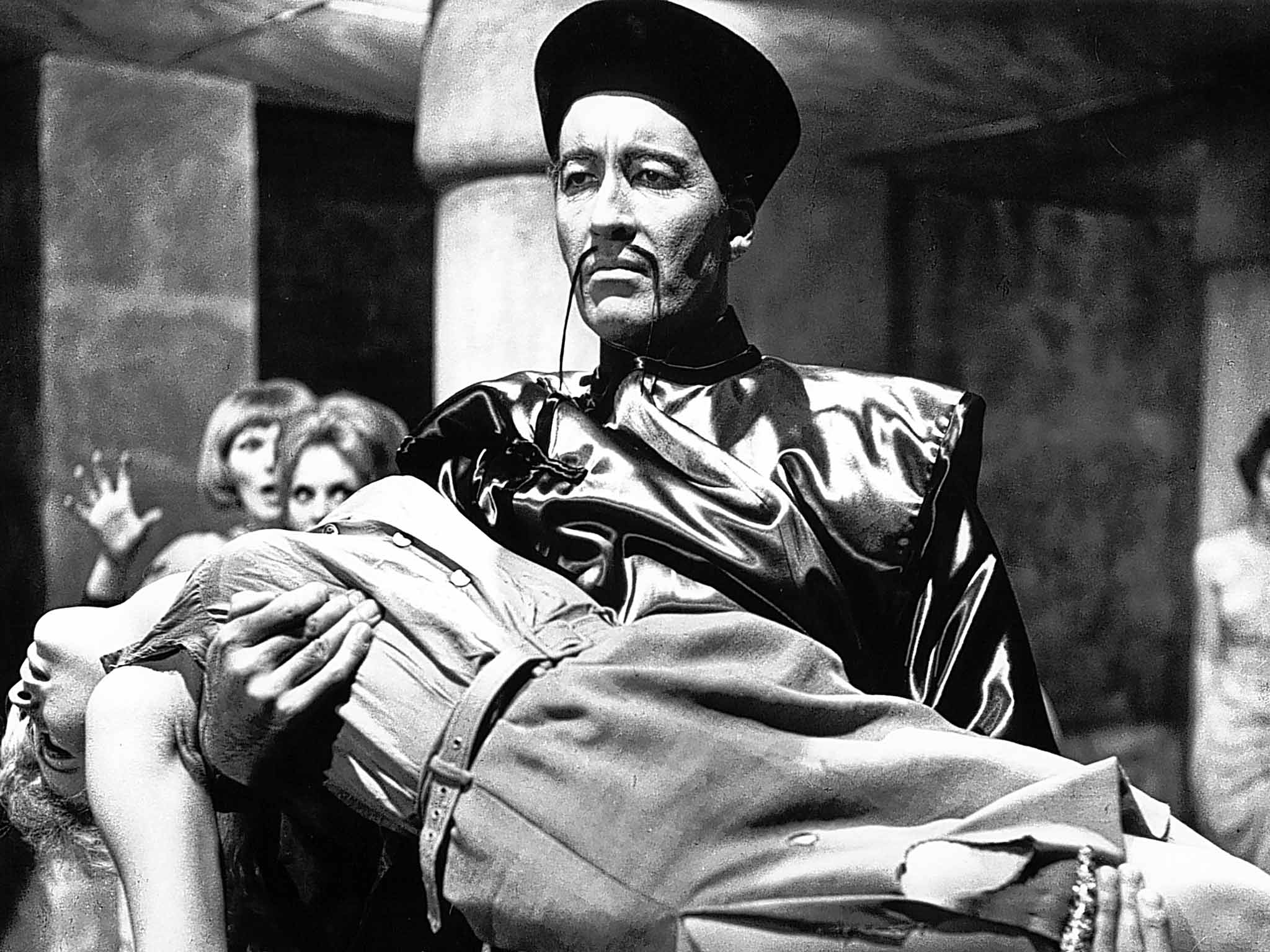 Christopher Lee in the 1966 film 'The Brides of Fu Manchu'