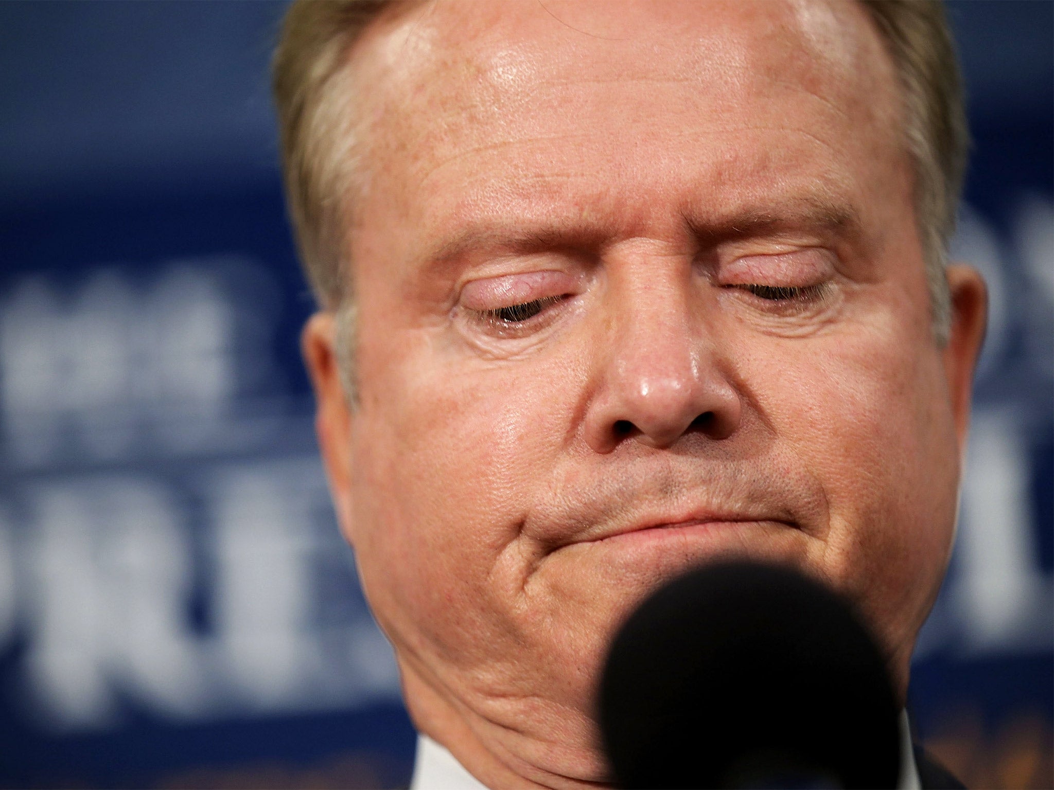 Vietnam veteran Jim Webb announces that he is dropping out of the Democratic presidential race in Washington, DC, on Tuesday