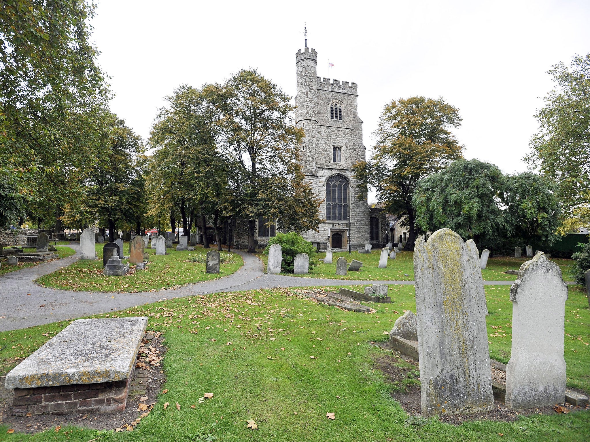 Stephen Port is accused of dumping his victims bodies within the grounds of St Margaret's Church in Barking (PA)