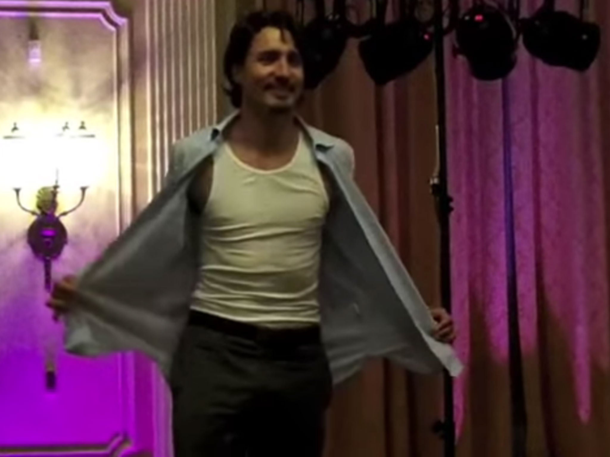 Justin Trudeau Video Of Canadian Prime Ministers Charity Strip Tease
