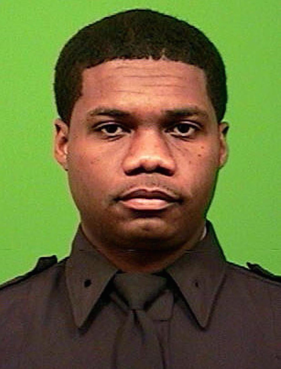 A department photo of New York City police officer Randolph Holder. New York Police Department