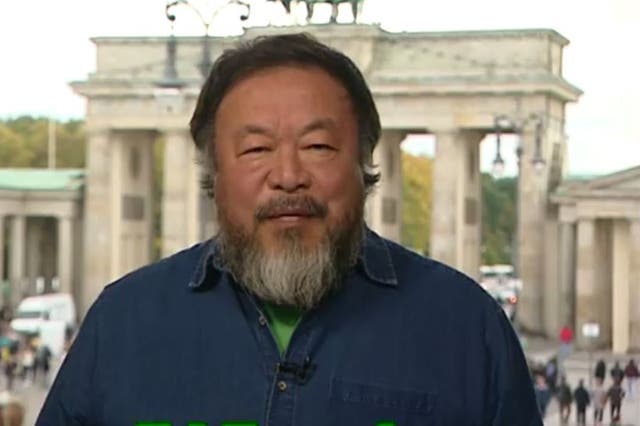 Chinese artist Ai Weiwei warned David Cameron not to sacrifice Britain's leading reputation on human rights by his pursuit of China's money