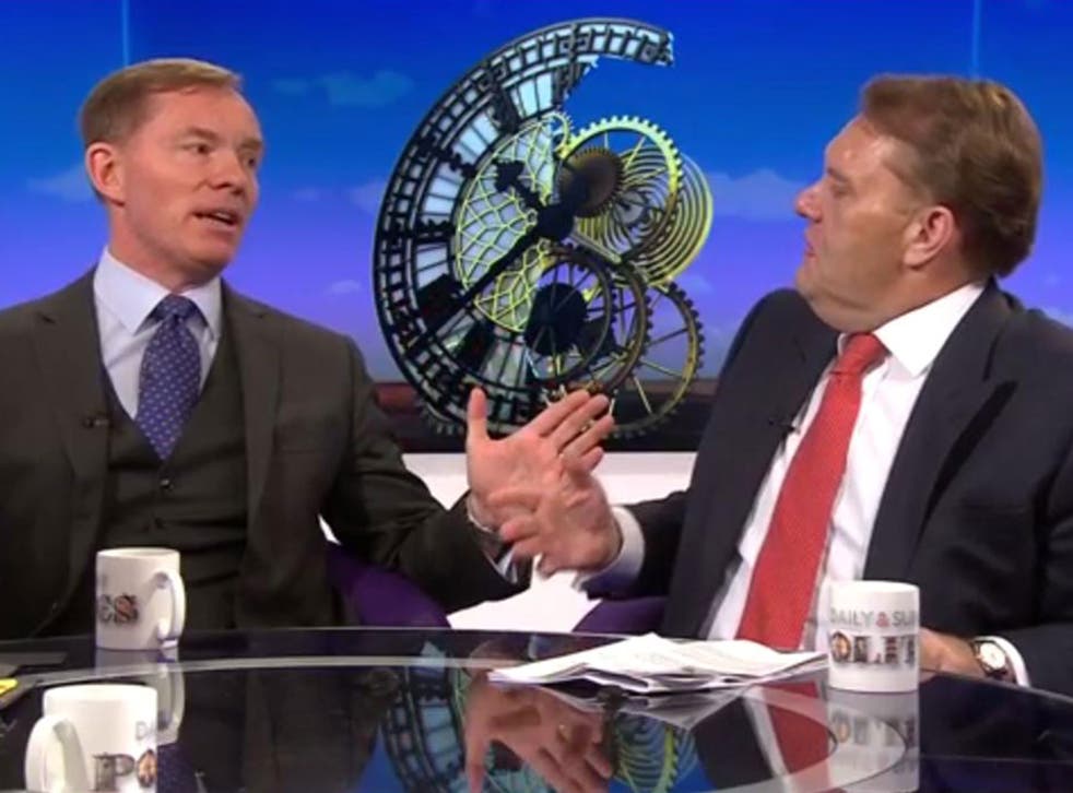 Chris Bryant repeatedly told John Hayes to 'grow up' during a heated appearance on Daily Politics