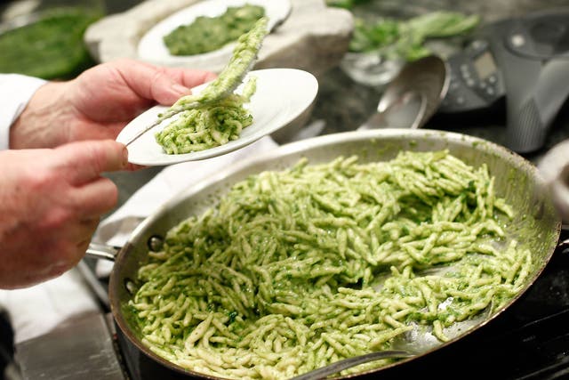 Hey pesto!: the popular green source is commonly used in pasta dishes
