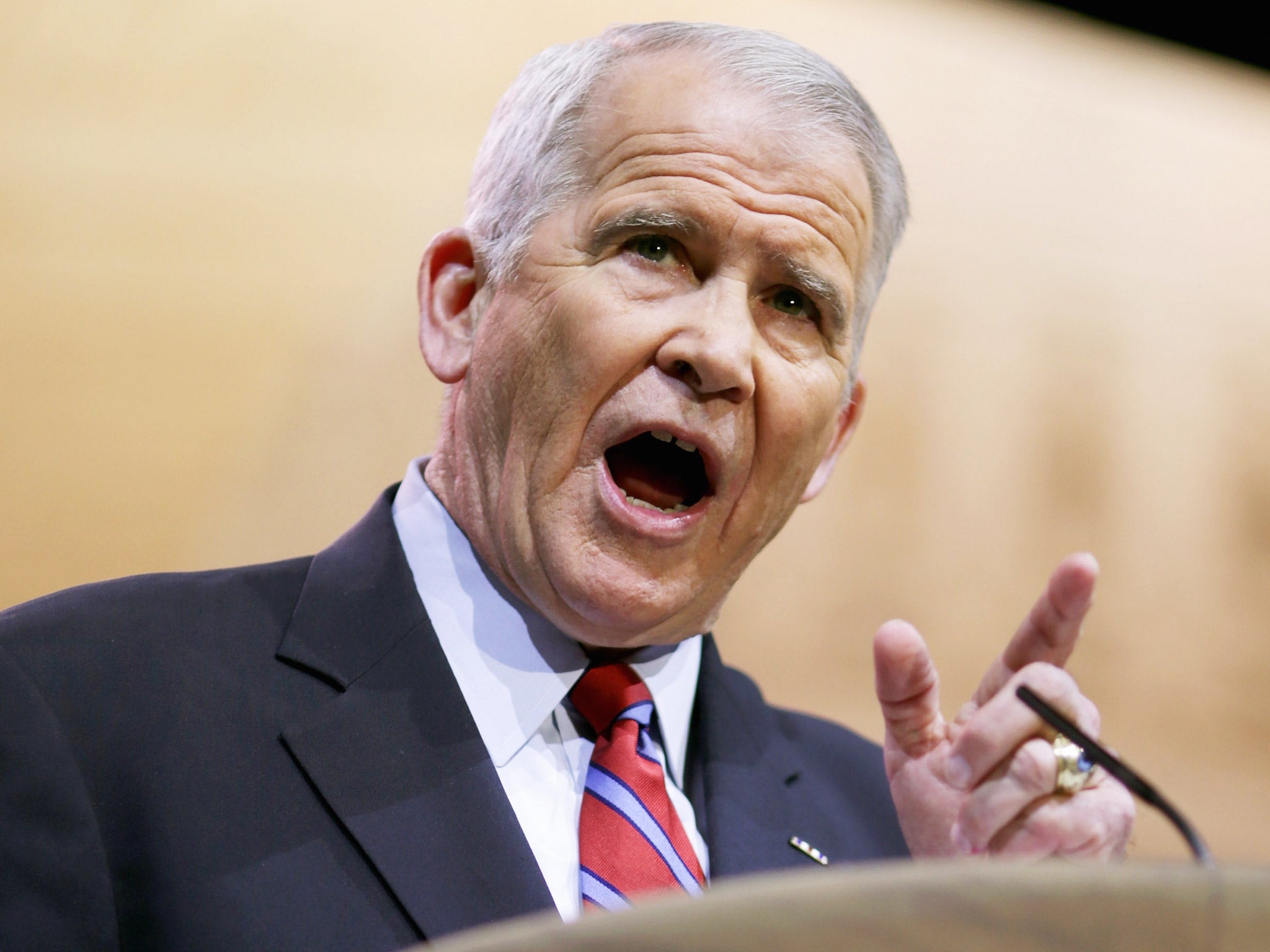 Oliver North, former United States Marine Corps lieutenant colonel