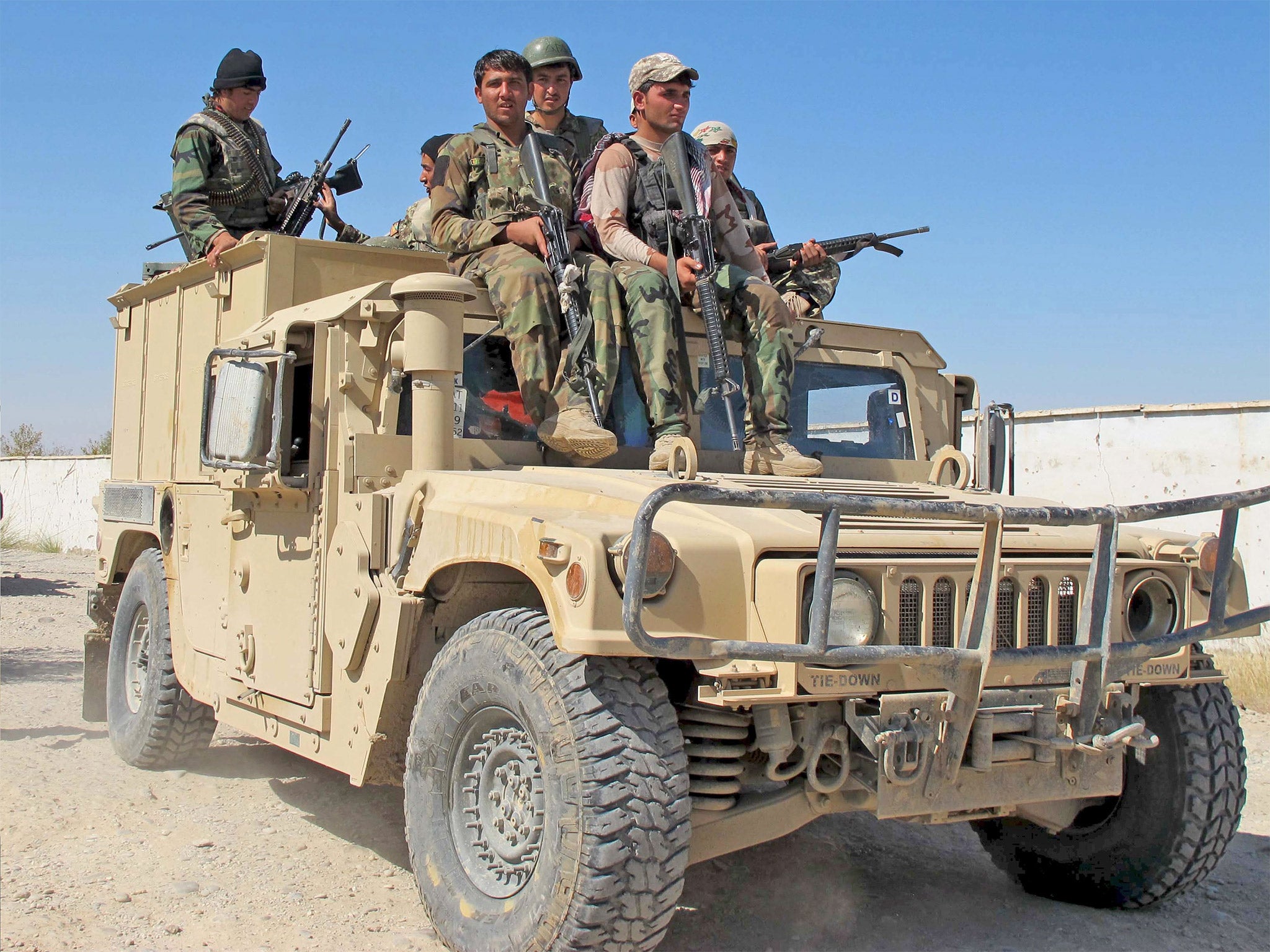 Afghan security forces preparing to engage with Taliban forces in Helmand on Wednesday