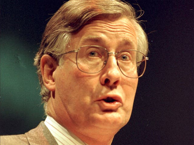 Meacher in 1997: he would later be credited with helping secure the Kyoto agreement on carbon emissions