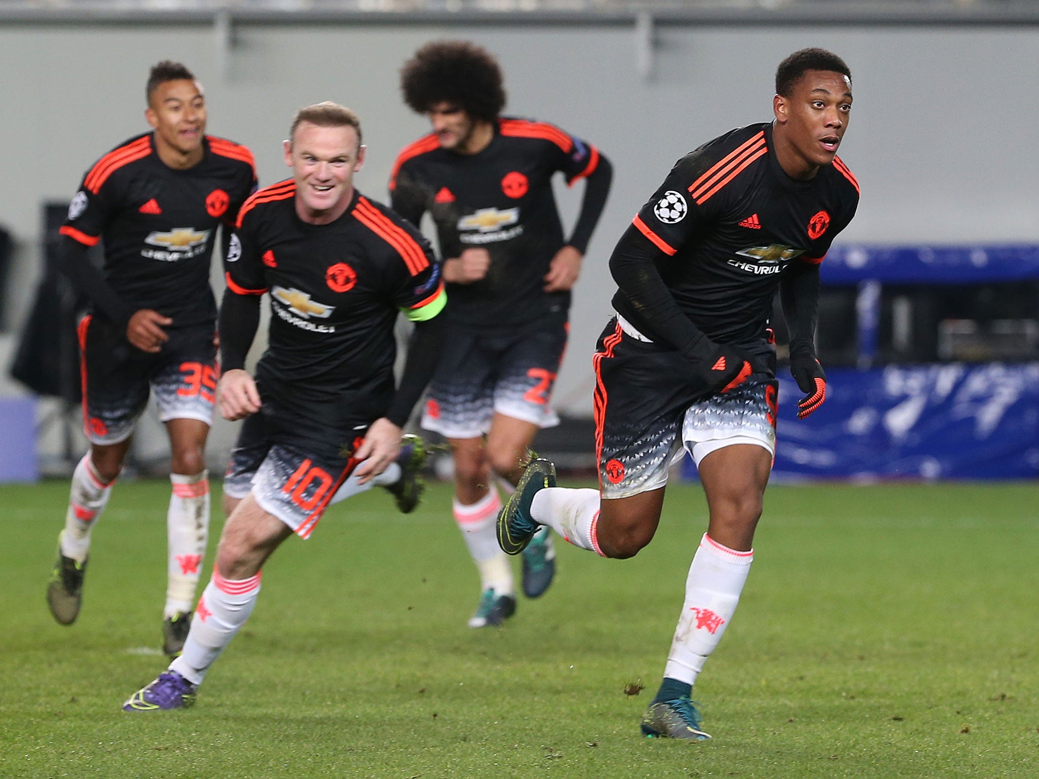 Anthony Martial made up for his error by scoring the equaliser
