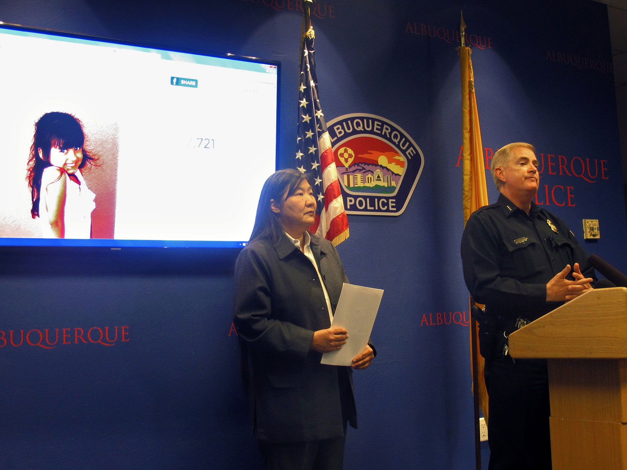 The FBI and Albuquerque Police Department addressed the media on Wednesday
