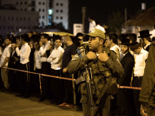 Israeli security has been stepped up in Jerusalem following weeks of violence