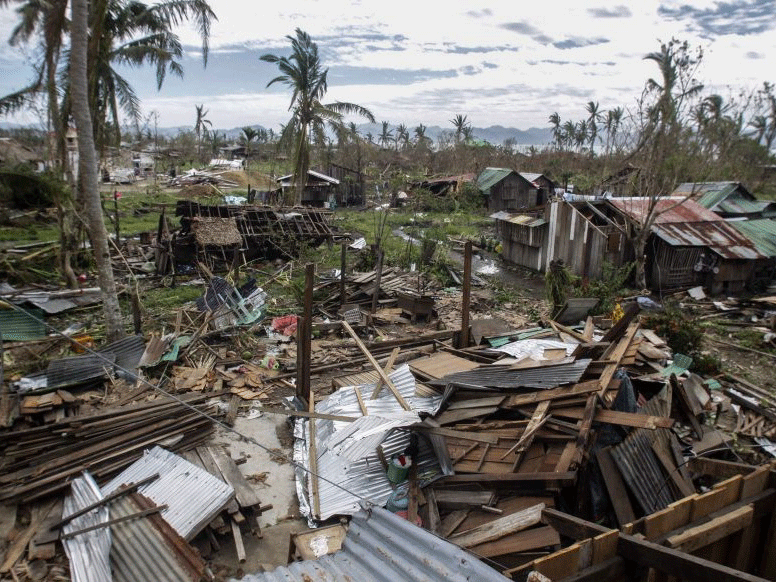 Towns and villages in the northern Philippines have been devastated by Typhoon Koppu