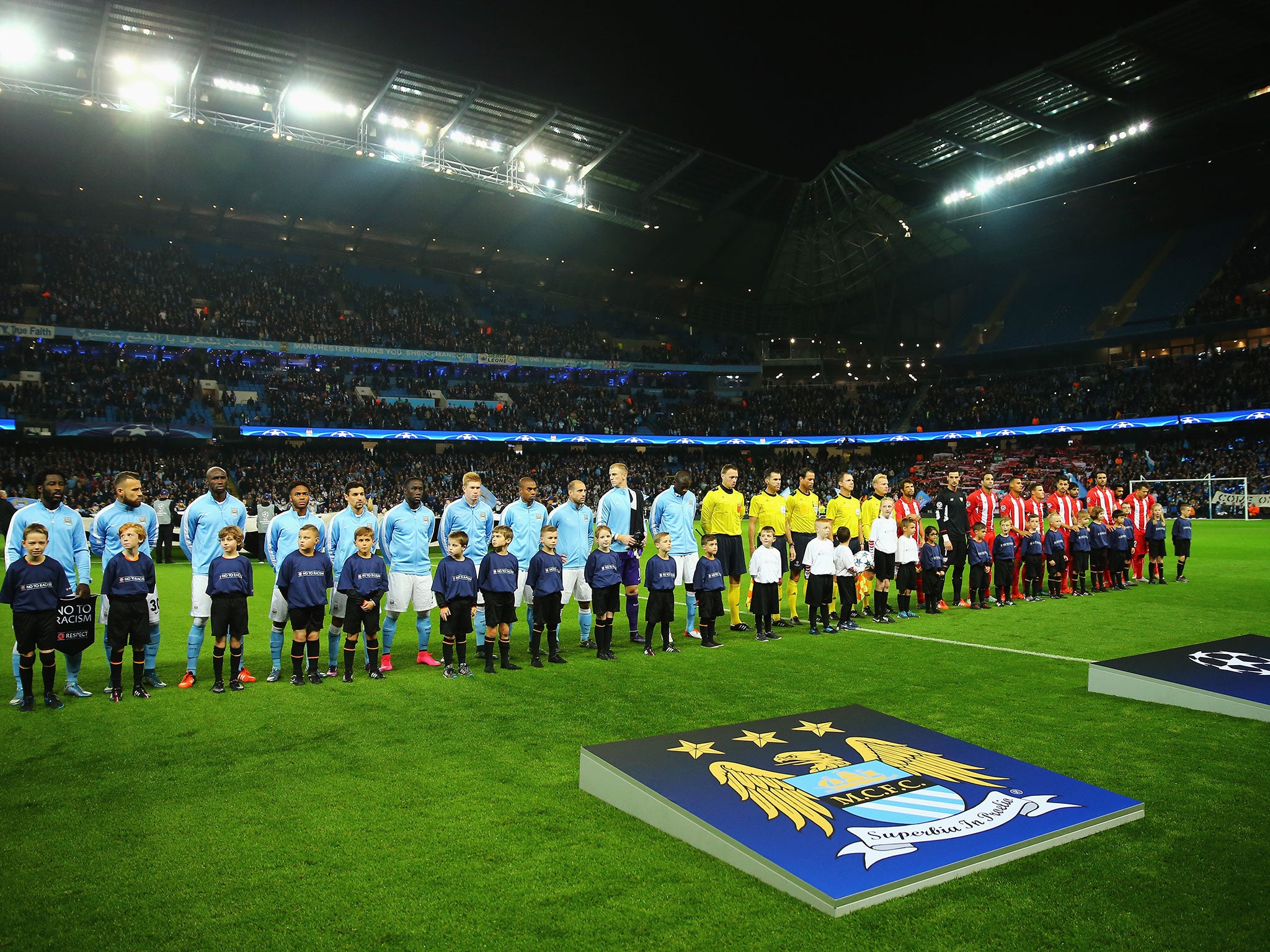 Manchester City are being investigated by Uefa over their fans booing the Champions League anthem