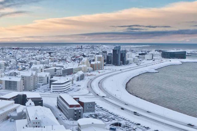 Deep freeze: Reykjavik in the winter
