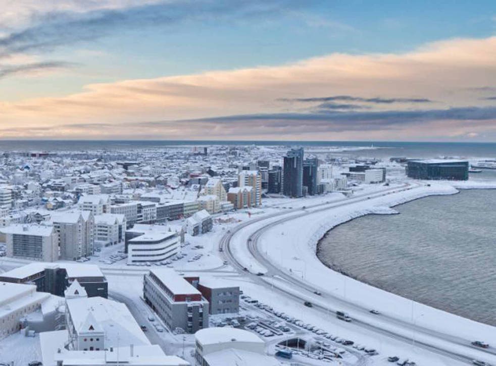 Deep freeze: Reykjavik in the winter