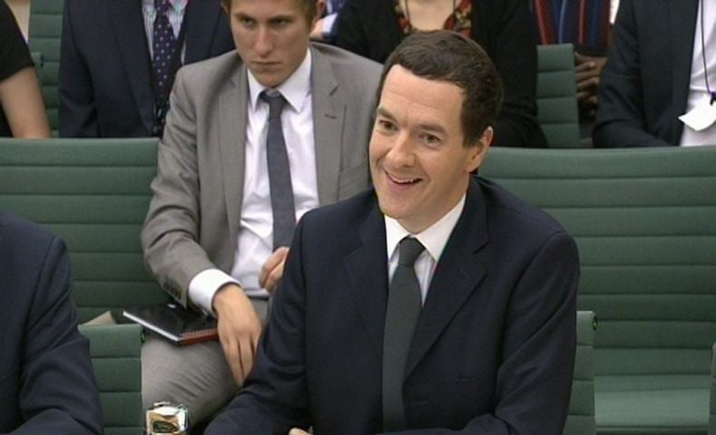 George Osborne appears before the Treasury Select Committee