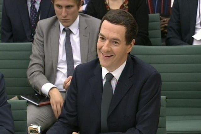 George Osborne appears before the Treasury Select Committee