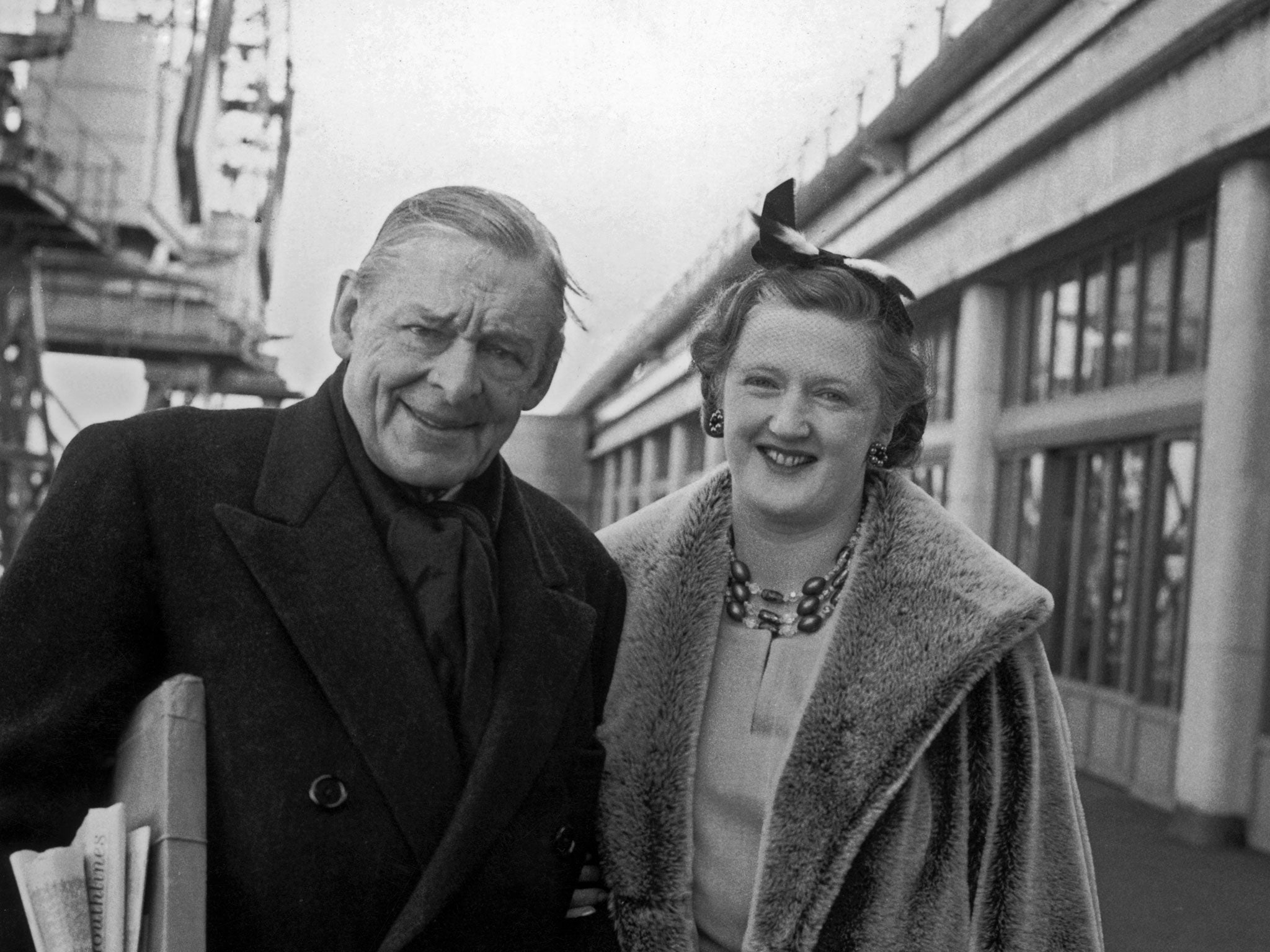 ‘Her breasts look ripe and full’: Eliot with his wife Valerie, the inspiration for his love poems