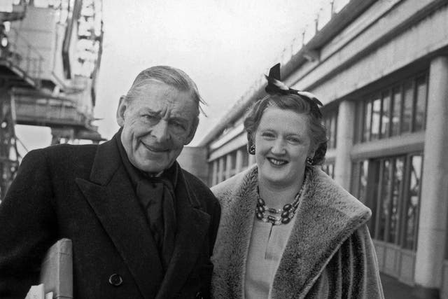 ‘Her breasts look ripe and full’: Eliot with his wife Valerie, the inspiration for his love poems