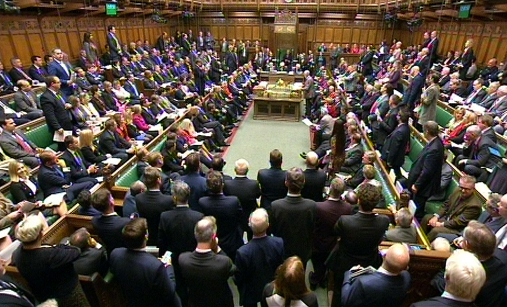 MPs voted through plans for Evel by 312 votes to 270