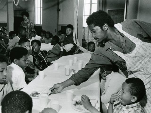 Food for thought: Charles Bursey at a Free Breakfast Program in ‘The Black Panthers: Vanguard of the Revolution’