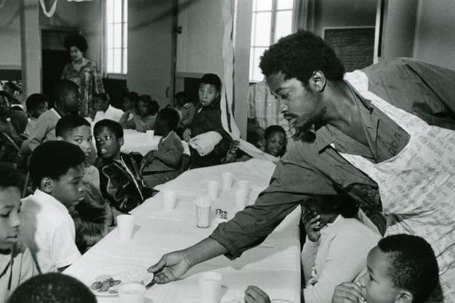 Food for thought: Charles Bursey at a Free Breakfast Program in ‘The Black Panthers: Vanguard of the Revolution’