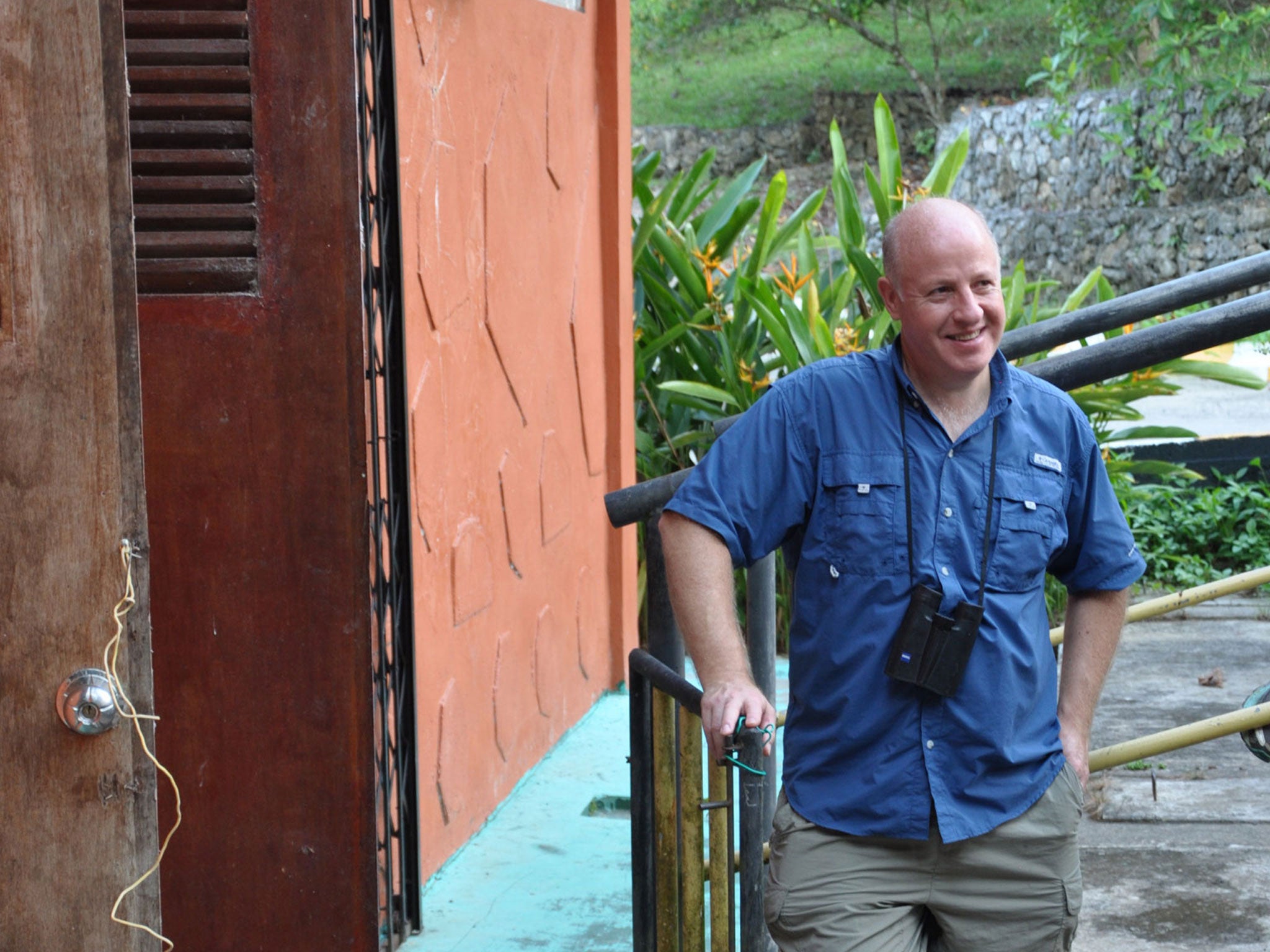 Peter Daszak, the parasitologist who leads EcoHealth Alliance’s work in 20 countries, at its Borneo base