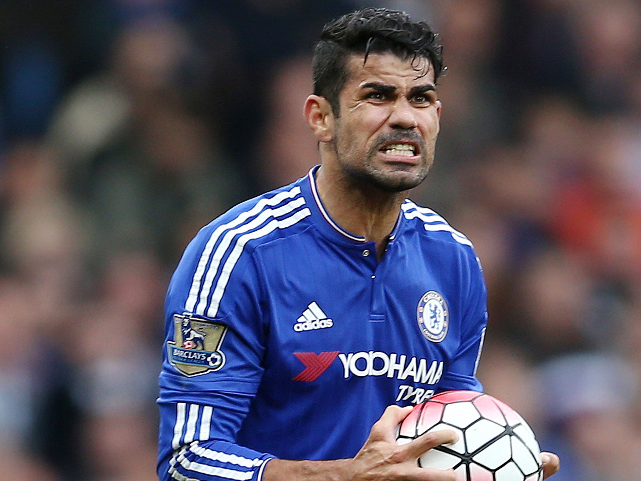 Chelsea striker Diego Costa has vowed not to change his combative style