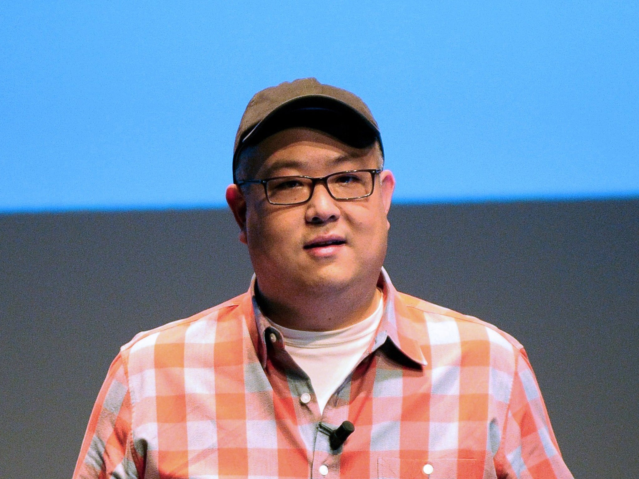 Peter Sohn presents Pixar's The Good Dinosaur during the Annecy International Animated Film Festiva