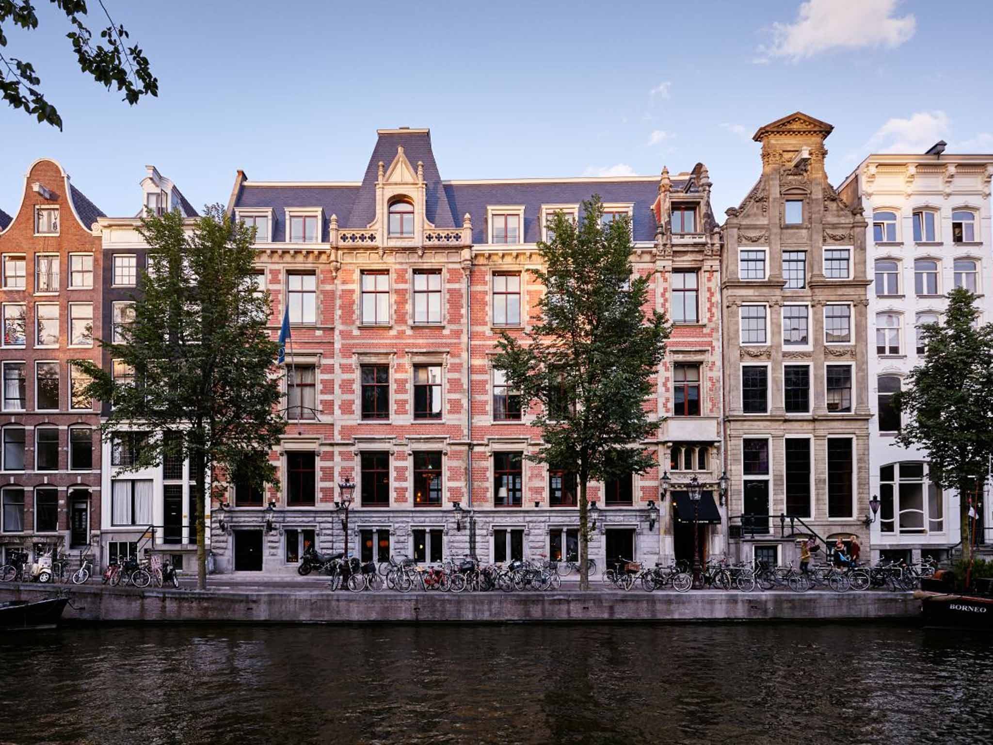 Amsterdam hotels: Canal houses, the old telephone exchange, and a former newspaper office