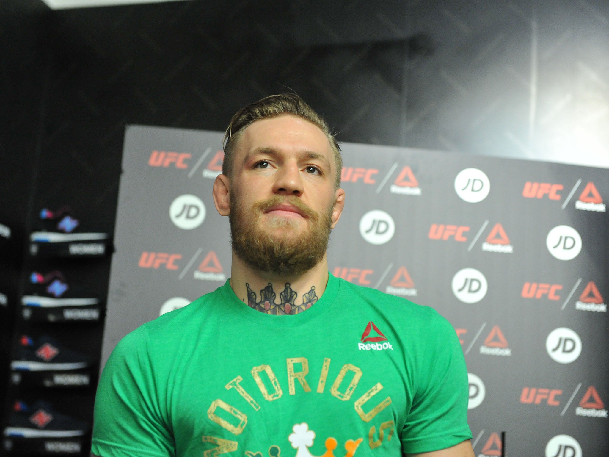 Conor McGregor in Dublin ahead of UFC Fight Night