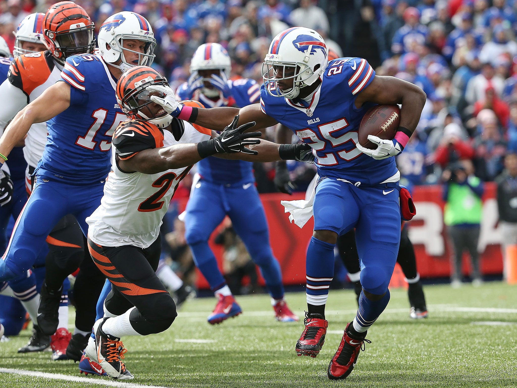The Jaguard will have to pay attention to Bills running back LeSean McCoy