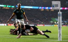 All Blacks see off Springboks to reach the Rugby World Cup final