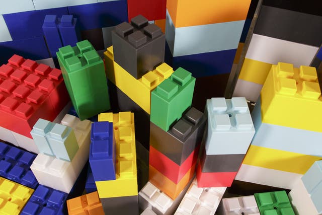 EverBlocks are giant 1kg stackable bricks designed to snap together to create everything from furniture and office partitions to entire buildings