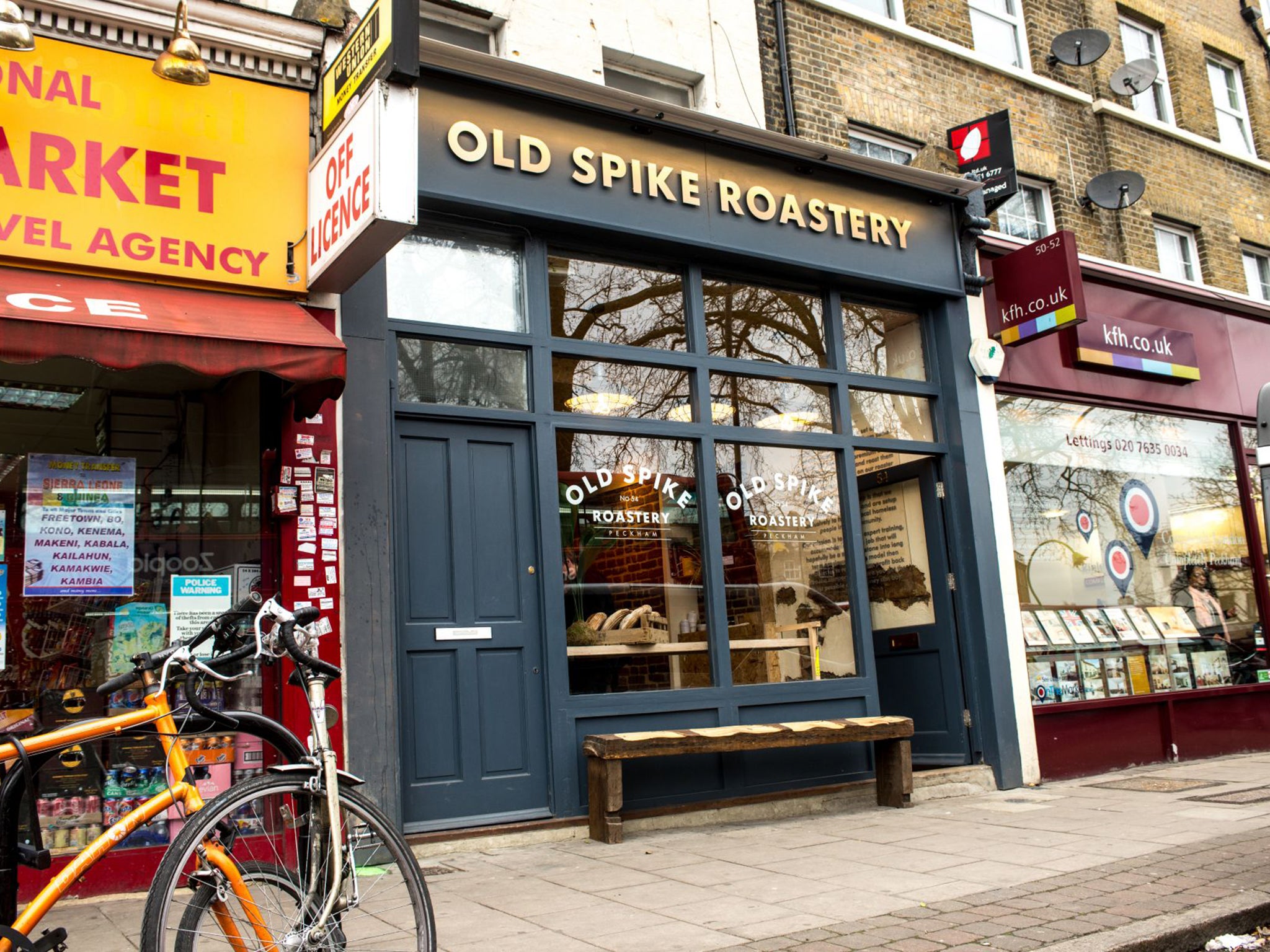 The ethos of the Old Spike Roastery is “good coffee, making a difference”, and they sell high-quality coffee at their shop in Peckham as well as online