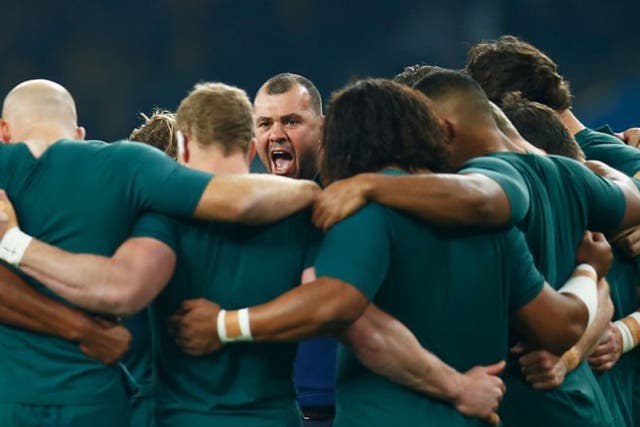 Michael Cheika was keen to emphasise his side’s attacking style after they beat Argentina