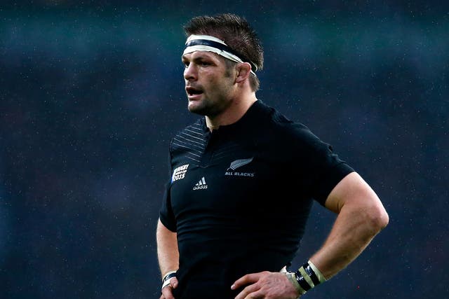 New Zealand captain Richie McCaw during the 20-18 victory over South Africa