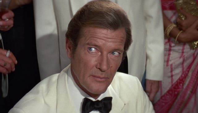 Roger Moore as James Bond