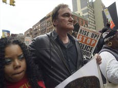 Quentin Tarantino joins protest against police brutality