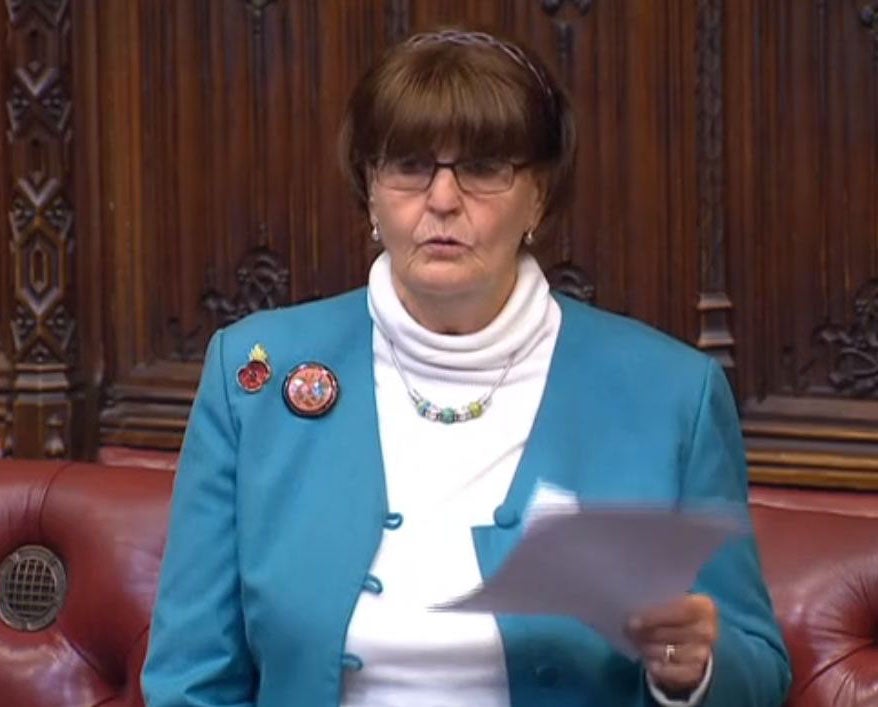 Baroness Cox said many women were not aware of their legal rights
