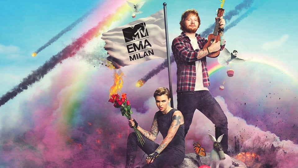 Ed Sheeran and Ruby Rose are set to host 2015's MTV EMAs