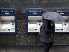 Barclays customers unable to access money over the weekend