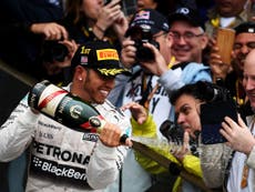 Hamilton wins F1 championship and equals Sir Jackie Stewart's record