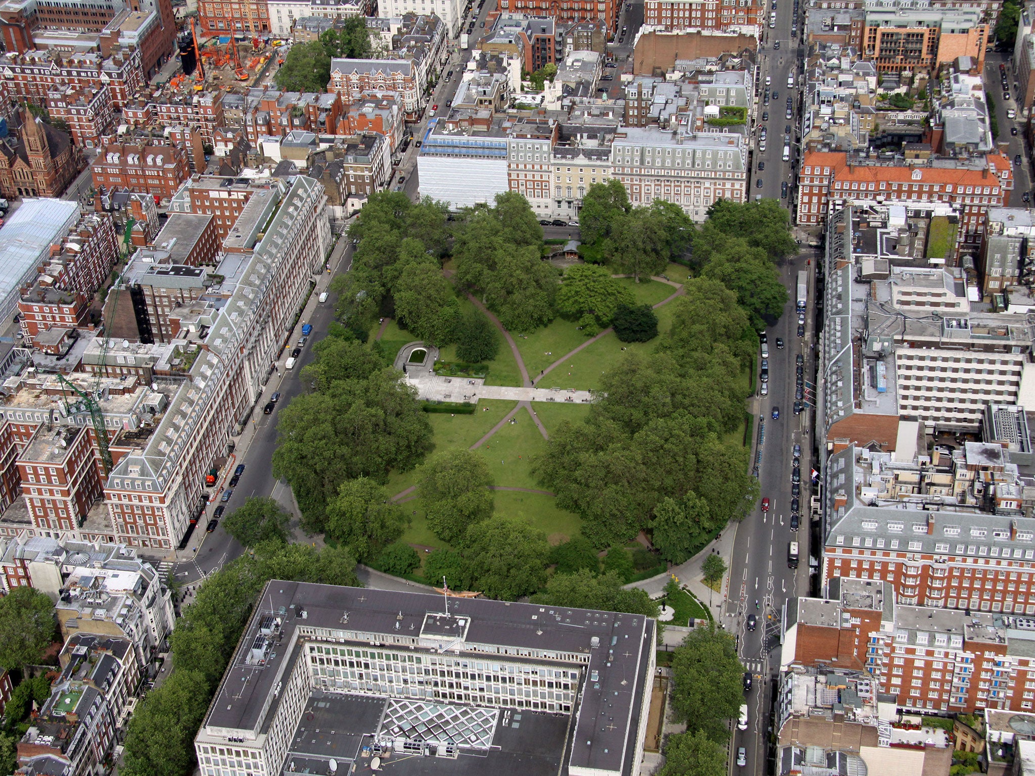 Mayfair, where many hedge funds are based; EU directives have restricted secrecy and bosses’ profits