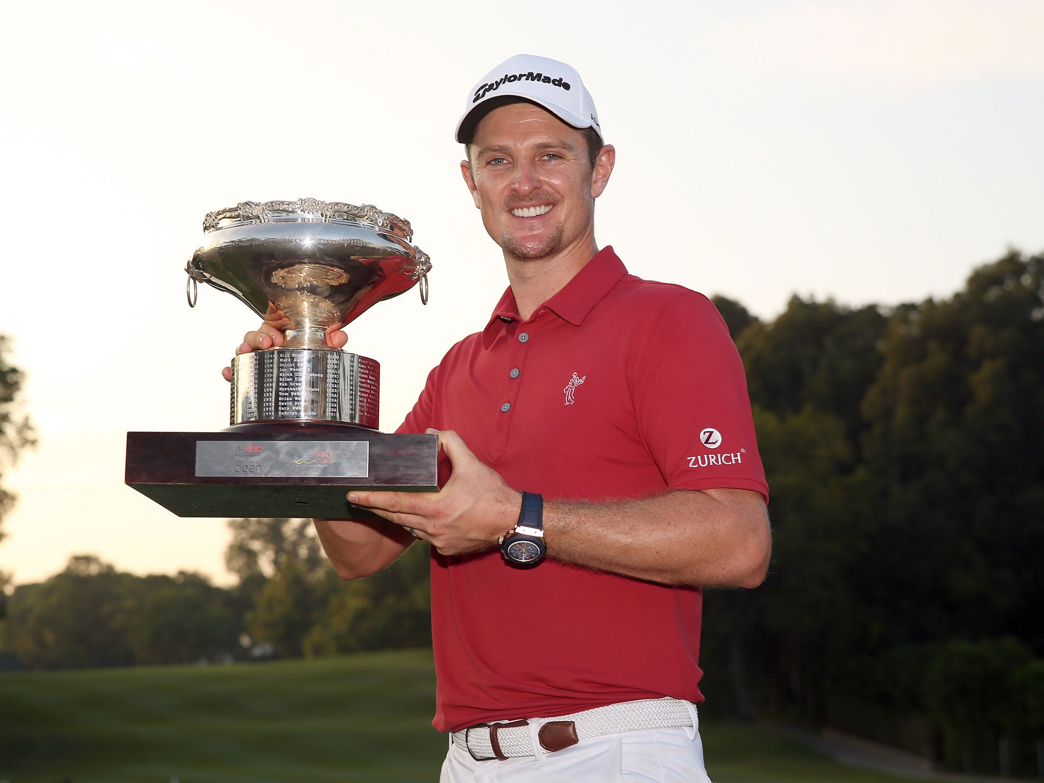 Justin Rose won the Hong Kong Open by one shot