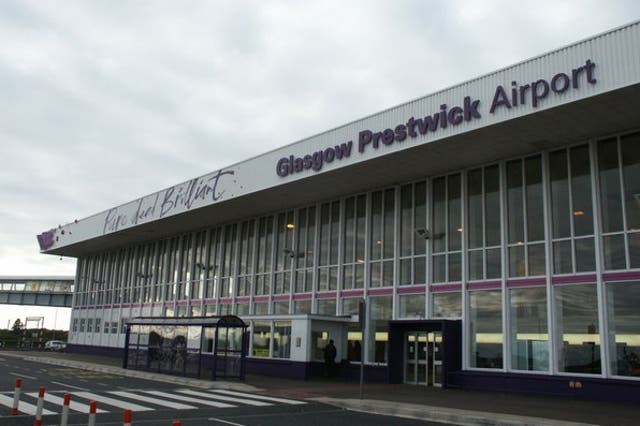 Glasgow Prestwick is one of the airports affected by the delays